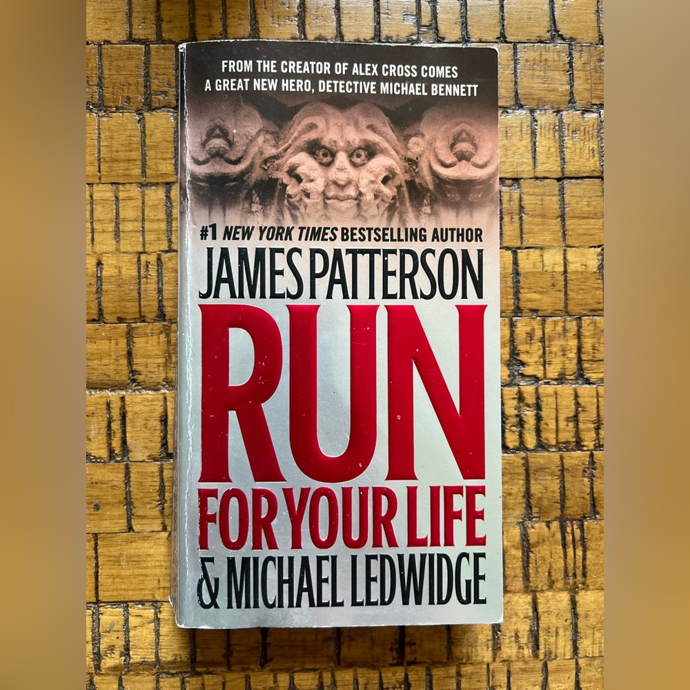 Run For Your Life by James Patterson Paperback Book GUC
